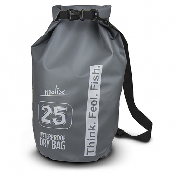 Molix Waterproof Dry Bag 25 LT Grey dans le groupe Stockage / Sacs étanches l\'adresse Sportfiskeprylar.se (MWDB-25L)