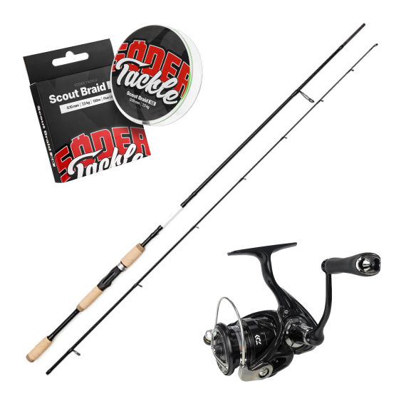 Myran & Daiwa Daiwa Pitch Black Spinning Combo dans le groupe Ensembles de pêche / Ensembles spinning / Ensemble Spinning Brochet l\'adresse Sportfiskeprylar.se (MYRANPIKESPINNINGCOMBO)