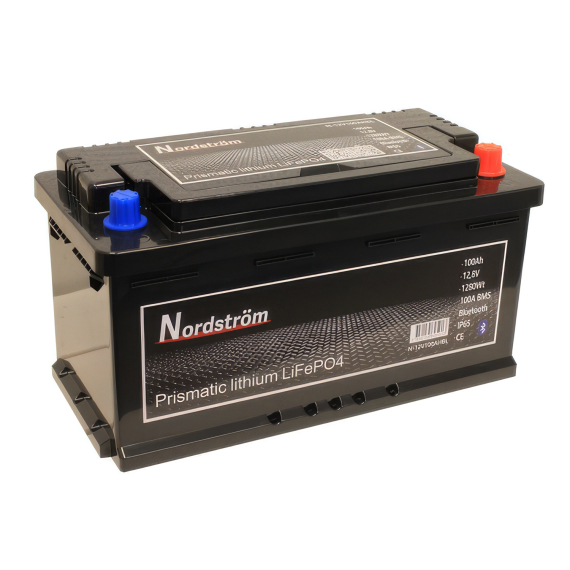 Nordström Lithium 12v Batteri 100 Ah BT L5 dans le groupe Électronique marine et bateau / Batteries et chargeurs / Batteries / Batteries lithium l\'adresse Sportfiskeprylar.se (N-12V100AHBL)
