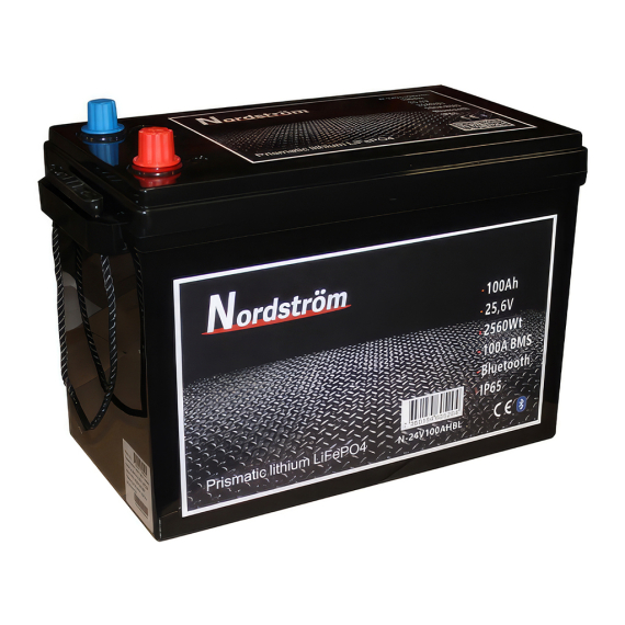 Nordström Lithium 24v Batteri 100 Ah BT dans le groupe Électronique marine et bateau / Batteries et chargeurs / Batteries / Batteries lithium l\'adresse Sportfiskeprylar.se (N-24V100AHBL)