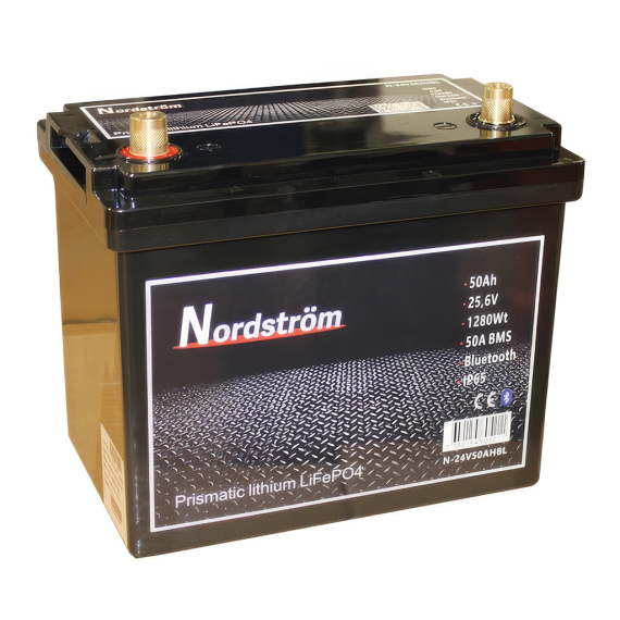 Nordström Lithium 24v Batteri 50 Ah BT dans le groupe Électronique marine et bateau / Batteries et chargeurs / Batteries / Batteries lithium l\'adresse Sportfiskeprylar.se (N-24V50AHBL)
