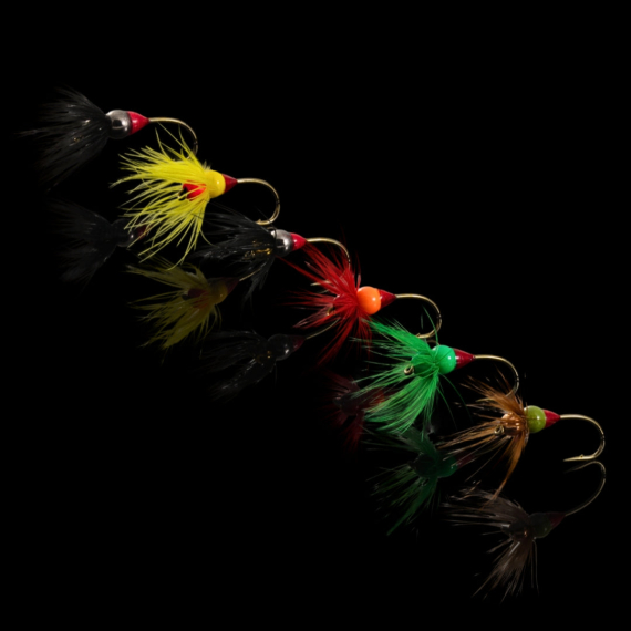 Norolan Nordborn Ice Fly Jig - Complete Color Set (6-pack) dans le groupe l\'adresse Sportfiskeprylar.se (NB-IF)