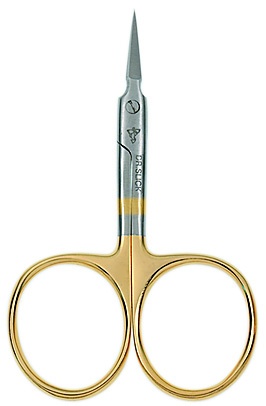 Dr slick Arrow Scissor 3 1/2\'\' Gold Loops Straight dans le groupe Outils et accessoires / Pinces et ciseaux / Ciseaux et coupe-fils l\'adresse Sportfiskeprylar.se (NFD618-SA35G)