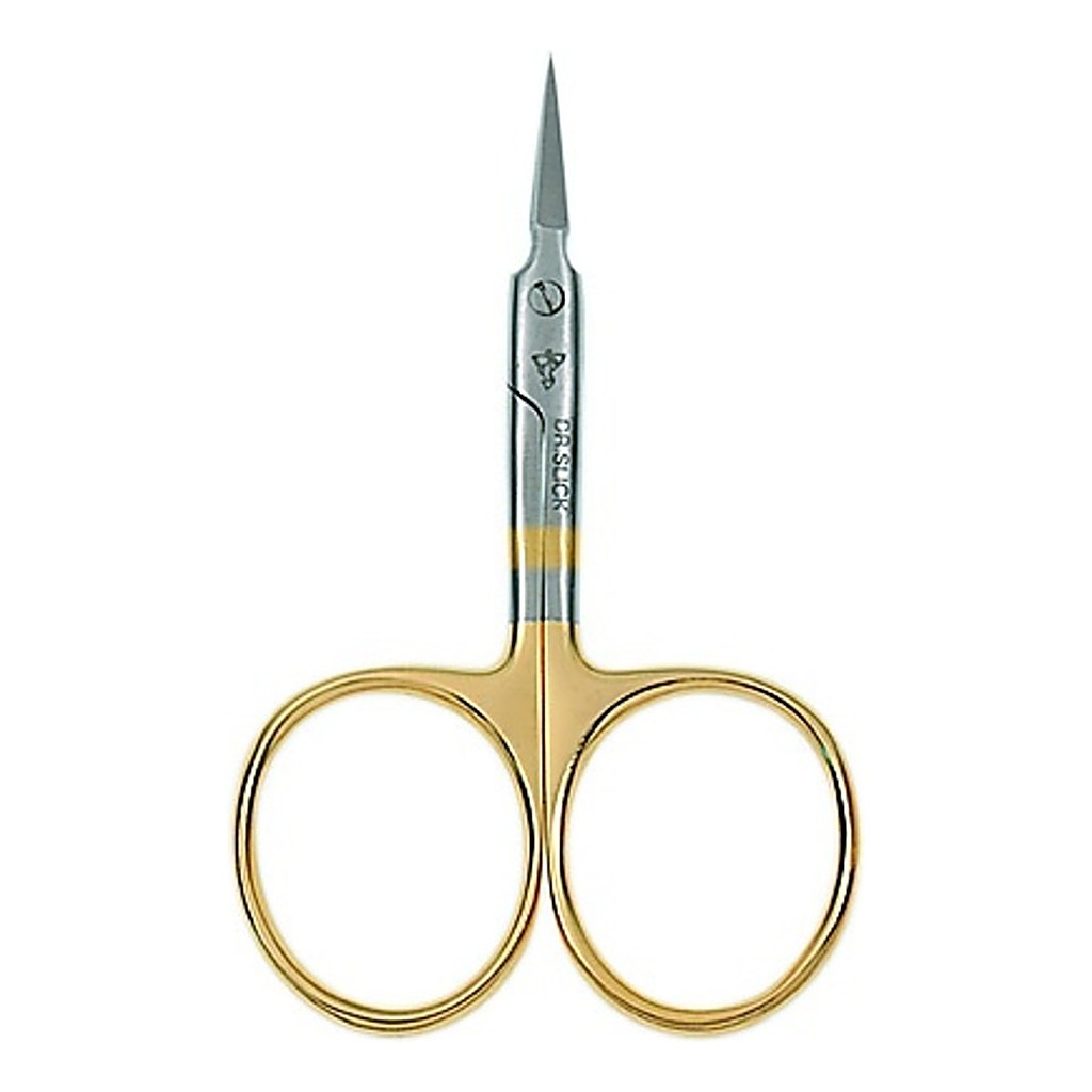 Dr Slick Arrow Scissor 3 1/2\'\' Gold Loops Straight dans le groupe Accessoires de pêche / Pinces et ciseaux / Ciseaux et coupe-fils l\'adresse Sportfiskeprylar.se (NFD618-SA35G)