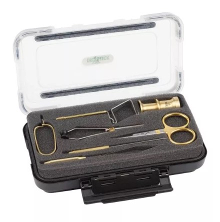 Dr Slick Tying Kit dans le groupe Hameçons et terminal tackle / Fabrication mouche / Outils fabrication mouche / Sets d\'outils fabrication de mouches l\'adresse Sportfiskeprylar.se (NFD685-TYER)
