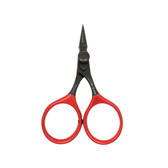 DR Slick SR37BW Black Widow Arrow Razor Scissor 3 3/4\'\' Bent Shaft Black and Red dans le groupe Accessoires de pêche / Pinces et ciseaux / Ciseaux et coupe-fils l\'adresse Sportfiskeprylar.se (NFD9319-SR37BW)