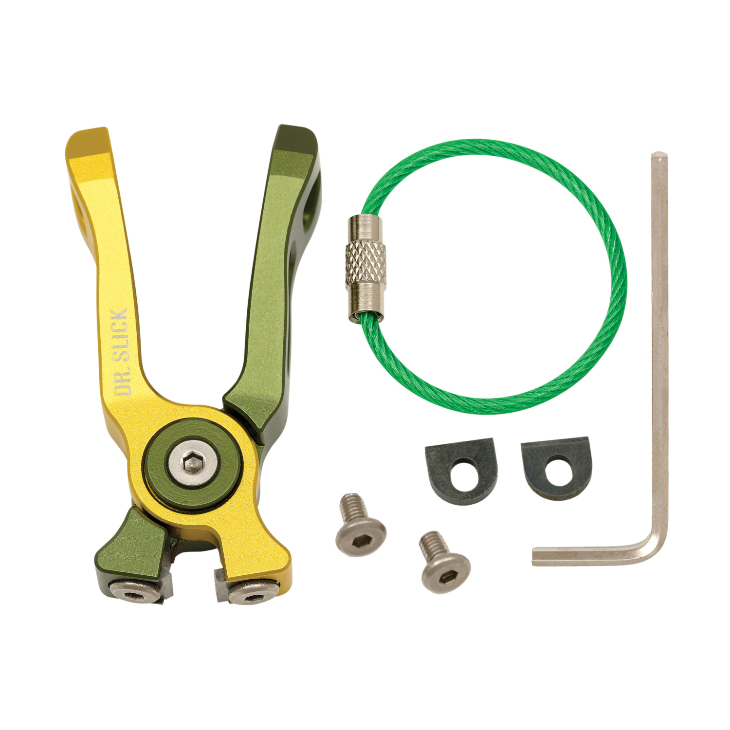 Dr. Slick Cyclone Nipper NATC Gold and Green Aluminum Frame dans le groupe Accessoires de pêche / Pinces et ciseaux / Ciseaux et coupe-fils l\'adresse Sportfiskeprylar.se (NFD9324-NATC)