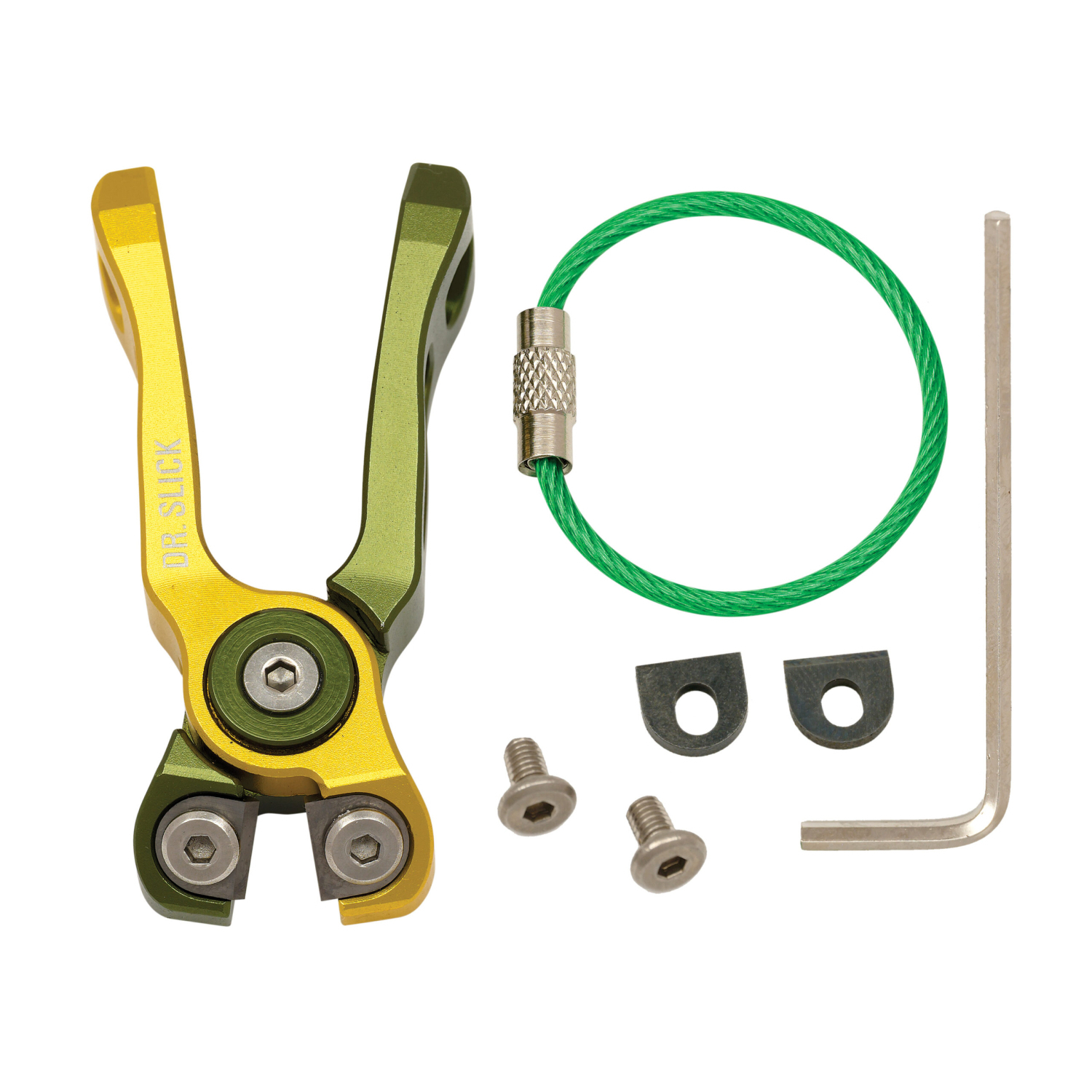 Dr. Slick Cyclone Nipper NATCO Gold and Green Aluminum Frame dans le groupe Accessoires de pêche / Pinces et ciseaux / Ciseaux et coupe-fils l\'adresse Sportfiskeprylar.se (NFD9324-NATCO)