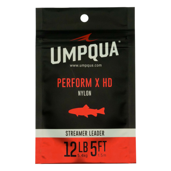 Umpqua Perform X HD Streamer Leader 5ft dans le groupe Hameçons et terminal tackle / Leaders et Bas de ligne / Leaders prêts à l\'emploi / Queues de rat l\'adresse Sportfiskeprylar.se (NFD9386-8lbr)