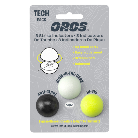 Oros Strike Indicator Tech Pack dans le groupe Hameçons et terminal tackle / Floteurs / Indicateurs mouche l\'adresse Sportfiskeprylar.se (NFD9493-3smalltechr)