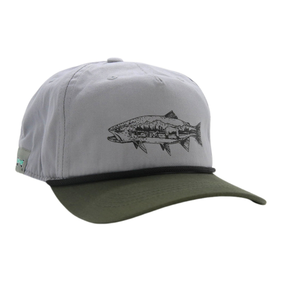 RepYourWater Brimmed Hat 5 Panel Unstructured - Grizzly Trout dans le groupe Habits et chaussures / Chapeau de peche, casquette peche / Casquettes l\'adresse Sportfiskeprylar.se (NFD9537)
