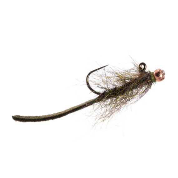 Umpqua Balanced Leather Leech Nano #12 - Peacock dans le groupe Leurre de la peche / Mouches l\'adresse Sportfiskeprylar.se (NFD9629-PC12)