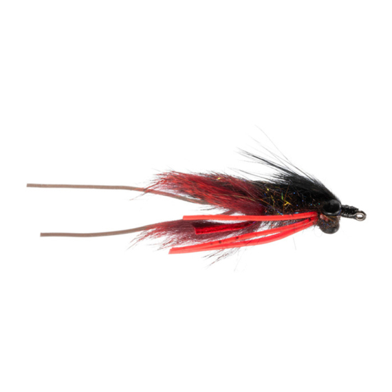 Umpqua Pinch Hitter #6 - Black/Red dans le groupe Leurre de la peche / Mouches l\'adresse Sportfiskeprylar.se (NFD9631-BR6)