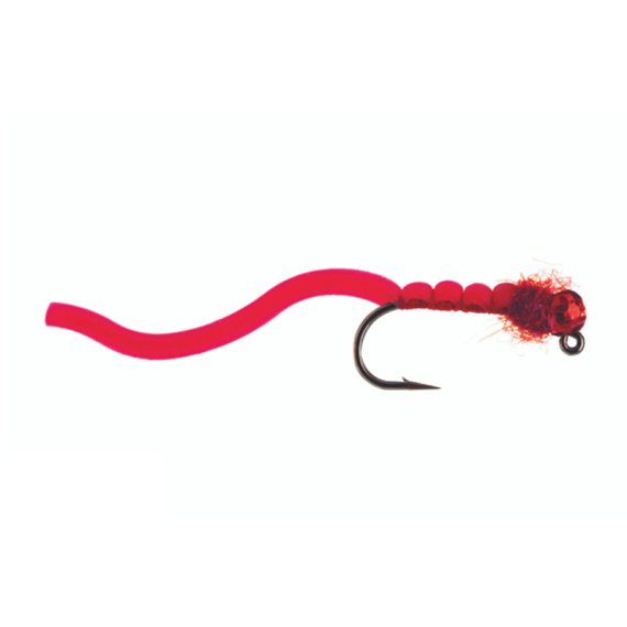 Umpqua Squirmy Wormie Jig Blood Red 12 dans le groupe Leurre de la peche / Mouches / Nymphes l\'adresse Sportfiskeprylar.se (NFD9638-BR12)