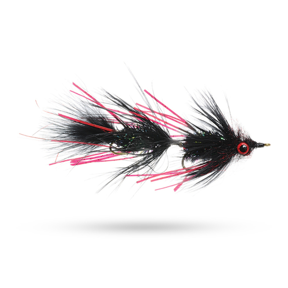 Umpqua Circus Peanut Black/Blood #4 x #4 dans le groupe Leurre de la peche / Mouches / Streamers l\'adresse Sportfiskeprylar.se (NFD9666-4X4)