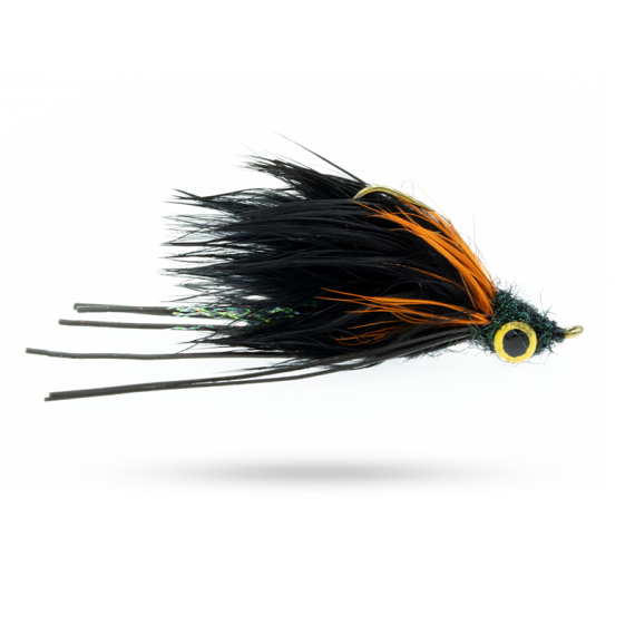 Umpqua Super Bugger Beck\'s Black #6 dans le groupe Leurre de la peche / Mouches / Streamers l\'adresse Sportfiskeprylar.se (NFD9673-BL6)