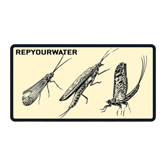 RepYourWater Sticker - The Hatch dans le groupe Autre / Autocollants l\'adresse Sportfiskeprylar.se (NFD9718)