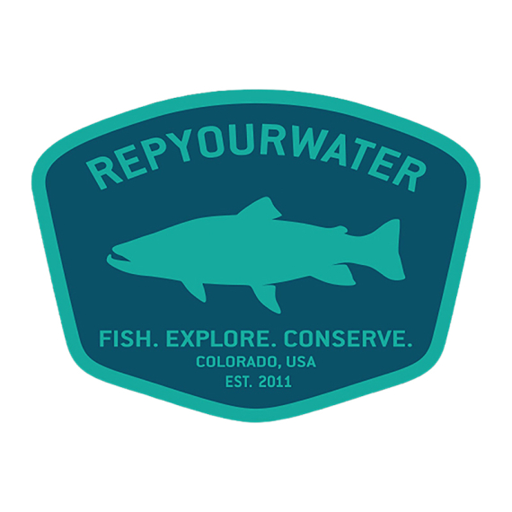 RepYourWater Sticker - Badge dans le groupe Autre / Autocollants l\'adresse Sportfiskeprylar.se (NFD9719)