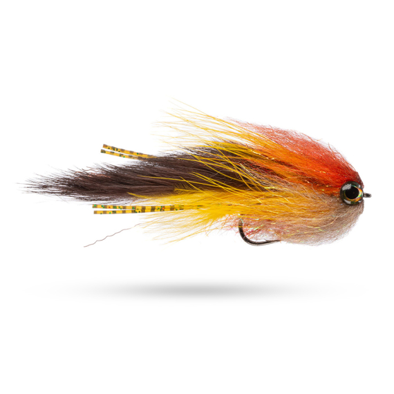 Umpqua Rabbid Strip Streamer Osowski Brown / Yellow #2 dans le groupe Leurre de la peche / Mouches / Streamers l\'adresse Sportfiskeprylar.se (NFD9744-BrYellow)
