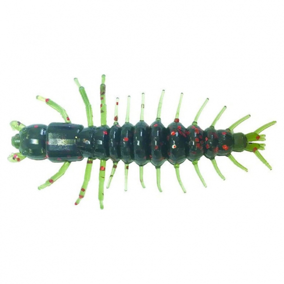 Nikko Zaza Hellgrammite 7,6cm (4-pack) - Watermelon Red Flake dans le groupe Leurre de la peche / Leurre souple / Écrevisses et appâts creaturebait / Créatures l\'adresse Sportfiskeprylar.se (NIKKO542)