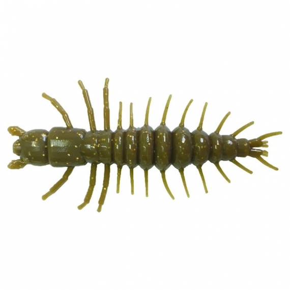 Nikko Zaza Hellgrammite 7,6cm (4-pack) - Brown Gold Flake dans le groupe Leurre de la peche / Leurre souple / Écrevisses et appâts creaturebait / Créatures l\'adresse Sportfiskeprylar.se (NIKKO543)