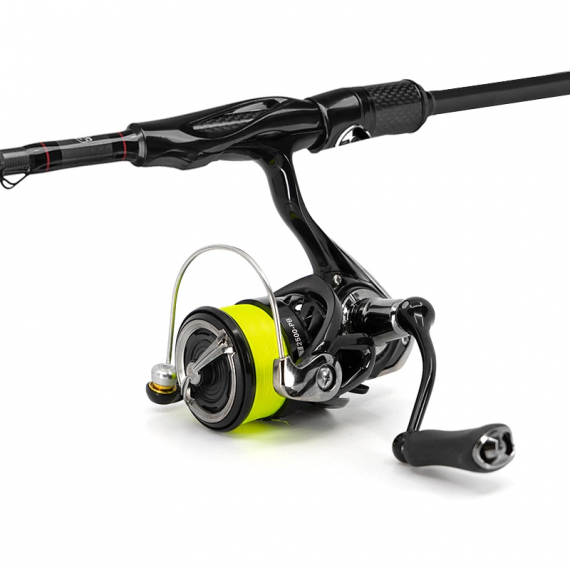 Perchfight v2 Ninja Pitch Black Combo dans le groupe Techniques de pêche / Peche carnassier / Combos / Combos spinning l\'adresse Sportfiskeprylar.se (NINJAPFSET)