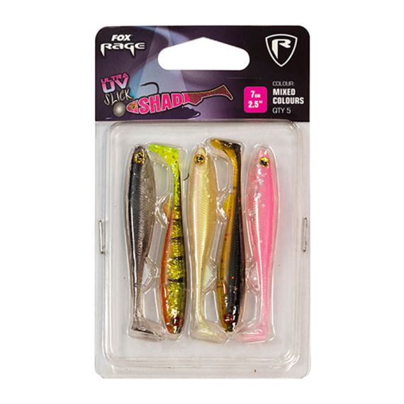 Fox Rage Zander Pro UV mixed colour pack 5-pack dans le groupe Leurre de la peche / Kits leurres l\'adresse Sportfiskeprylar.se (NMC004r)