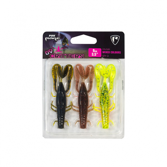 Fox Rage Critter mixed colour pack 3-pack dans le groupe Leurre de la peche / Kits leurres l\'adresse Sportfiskeprylar.se (NMC006r)