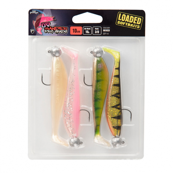 Fox Rage UV Zander Pro Loaded Mix Packs (4-pack) dans le groupe Leurre de la peche / Leurre souple / Jigs pour perches et pour sandres l\'adresse Sportfiskeprylar.se (NMC017r)