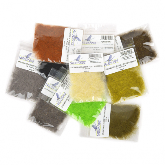 Snowshoe Rabbit Foot Dubbing dans le groupe Hameçons et terminal tackle / Fabrication mouche / Matériel de montage de mouches / Dubbing l\'adresse Sportfiskeprylar.se (NS-SRFD-10br)