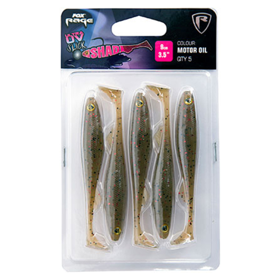 Fox Rage Slick Shad Ultra UV 9 cm 5-pack dans le groupe Leurre de la peche / Leurre souple / Jigs pour perches et pour sandres l\'adresse Sportfiskeprylar.se (NSC029r)