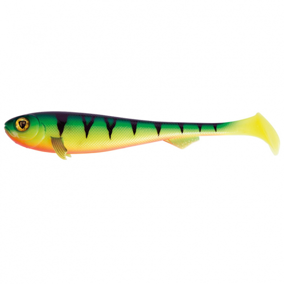 Fox Rage Super Slick Shad UV 23cm / 9\'\' Firetiger - 2pcs dans le groupe Leurre de la peche / Leurre souple / Jigs à brochets l\'adresse Sportfiskeprylar.se (NSC044)