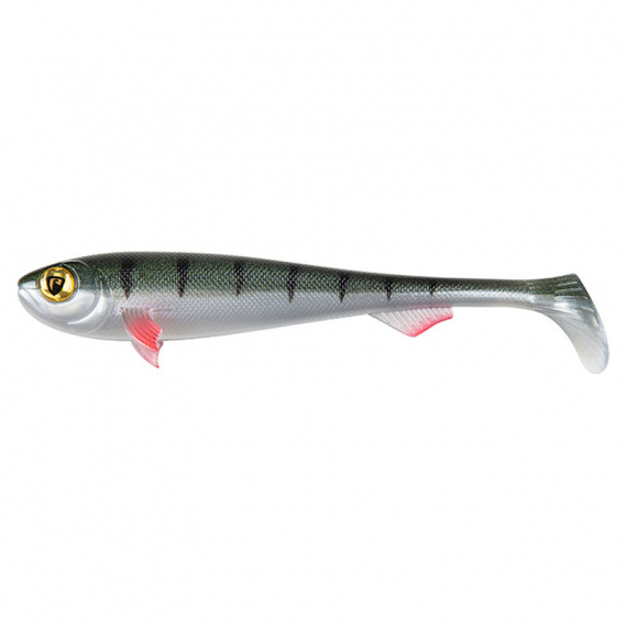 Fox Rage Super Slick Shad 18cm/7\'\' (2-pack) - UV Young Perch dans le groupe Leurre de la peche / Leurre souple / Jigs à brochets l\'adresse Sportfiskeprylar.se (NSC063)
