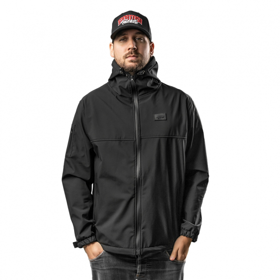 Söder Sportfiske 3-layer Jacket Black dans le groupe Habits et chaussures / Habits / veste de peche, veste pecheur / Coupe-vent l\'adresse Sportfiskeprylar.se (OW2044BLSSr)