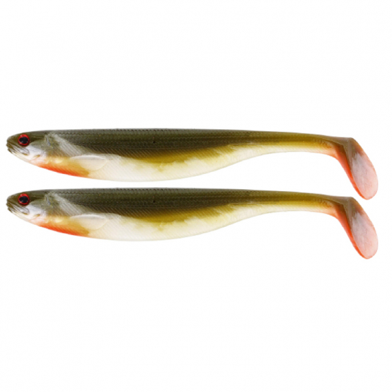 Westin ShadTeez Slim 12cm 10g - Bass Orange (2-pack) dans le groupe Leurre de la peche / Leurre souple / Jigs pour perches et pour sandres l\'adresse Sportfiskeprylar.se (P022-021-014)