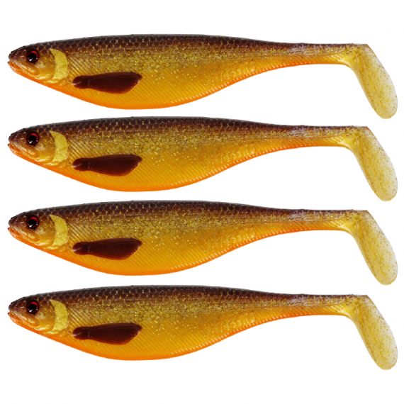 Westin ShadTeez 7cm 4g Gold Rush 4-pack dans le groupe Leurre de la peche / Leurre souple / Jigs pour perches et pour sandres l\'adresse Sportfiskeprylar.se (P023-578-005)