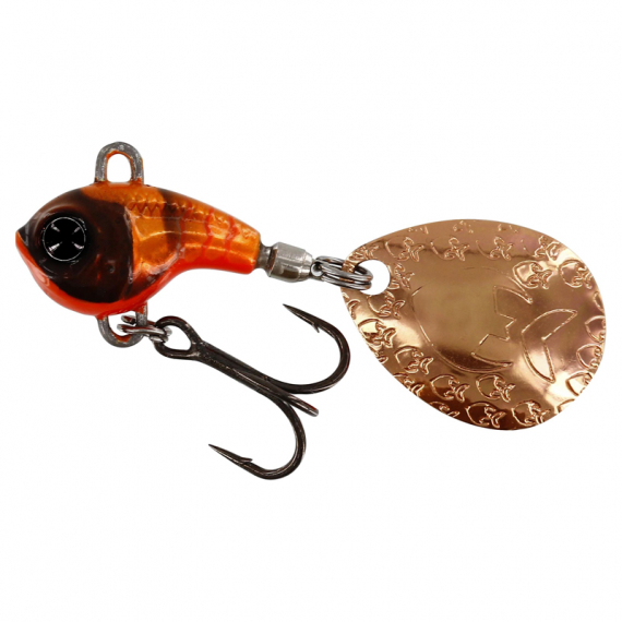 Westin DropBite Tungsten Spin Tail Jig 1,8cm 9g - Fire Craw dans le groupe Leurre de la peche / Appâts vibrants l\'adresse Sportfiskeprylar.se (P101-568-098)