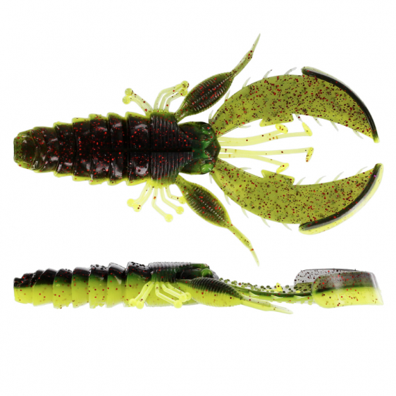 Westin CreCraw Creaturebait 8,5cm 7g - Black/Chartreuse (5-pack) dans le groupe Leurre de la peche / Leurre souple / Écrevisses et appâts creaturebait / écrevisses l\'adresse Sportfiskeprylar.se (P151-563-130)