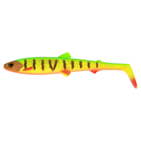Westin BullTeez Shadtail 30cm, 240g - CF Earth Perch dans le groupe Leurre de la peche / Leurre souple / Jigs à brochets l\'adresse Sportfiskeprylar.se (P181-1084-157)
