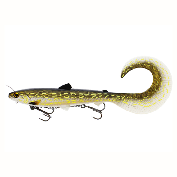 Westin Bullteez Curltail Inline 33cm 230g dans le groupe Leurre de la peche / Leurre souple / Jigs à brochets l\'adresse Sportfiskeprylar.se (P211-149-149r)