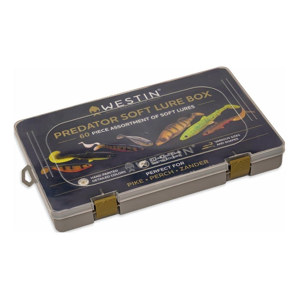 Westin Predator Soft Lure Box - 60pcs dans le groupe Autre / Cadeaux Et Conseils Cadeaux / Calendrier de l\'avent peche l\'adresse Sportfiskeprylar.se (P336-073-060)