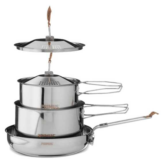 Primus CampFire Cookset S.S Small dans le groupe Loisirs en plein air / Cuisines camping et ustensiles / Casseroles et ppoêles / Casserole l\'adresse Sportfiskeprylar.se (P738002)