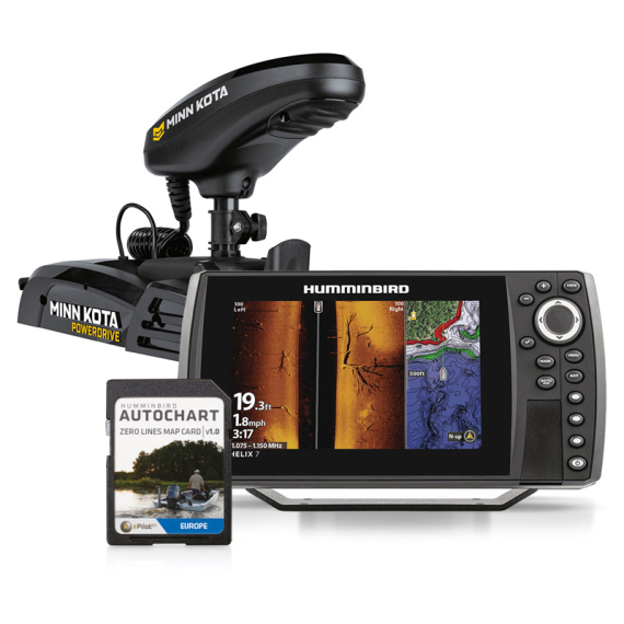 Minn Kota OBN PowerDrive 55 Helix 7 dans le groupe Électronique marine et bateau / Packs marine multifonction l\'adresse Sportfiskeprylar.se (PD55-H7)