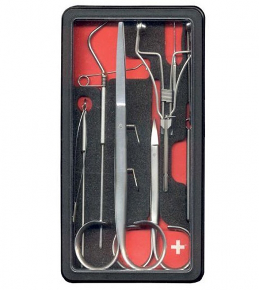 Petitjean Tool Set 3 (8 pieces) dans le groupe Hameçons et terminal tackle / Fabrication mouche / Outils fabrication mouche / Sets d\'outils fabrication de mouches l\'adresse Sportfiskeprylar.se (PE-T100)