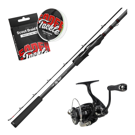 PerchFight V2 - Jigg Light Spin Combo 7\'8\'\' 3-20g dans le groupe Ensembles de pêche / Ensembles spinning / Ensemble Spinning Perche l\'adresse Sportfiskeprylar.se (PERCHFIGHTCOMBO)