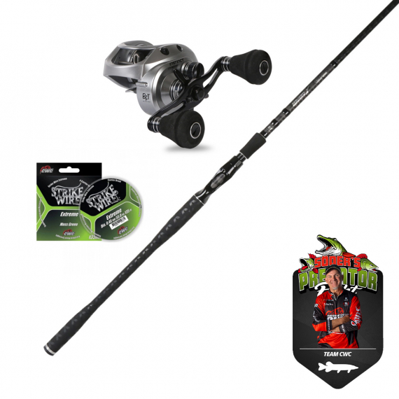 Team CWC Stefan \'\'Trumman\'\' Trumstedts PredatorFight Gäddcombo dans le groupe Kit de pêche / Ensemble casting / Ensemble Baitcaster Brochet l\'adresse Sportfiskeprylar.se (PF20TCWCTRUMMANGADDA1)