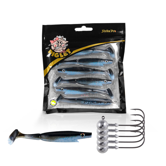 Piglet Shad Jighead Combo dans le groupe Leurre de la peche / Kits leurres / Kits leurres perche l\'adresse Sportfiskeprylar.se (PIGLETJIGHEADCOMBO)
