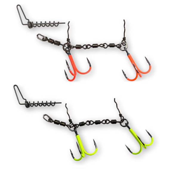 Pikecraft Swivel Stinger Kit L 1/0 UV dans le groupe Hameçons et terminal tackle / Stingers et accessoires stingers / Stingers l\'adresse Sportfiskeprylar.se (PIKECRAFT1168r)