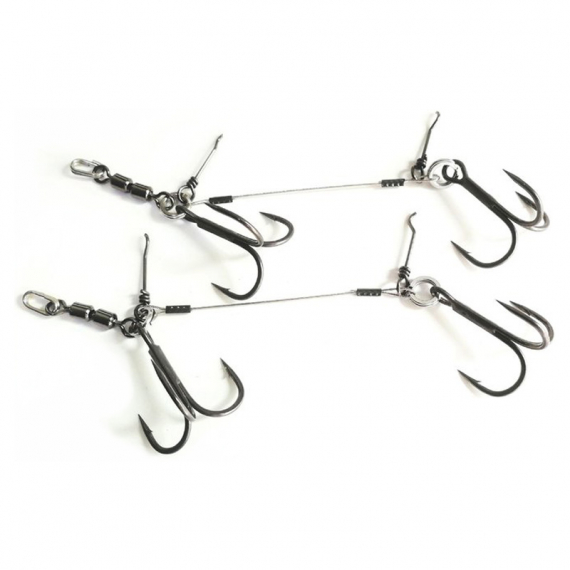 Pikecraft Double Swivel Stinger Rig L (2-pack) - BKK 1/0 dans le groupe Hameçons et terminal tackle / Stingers et accessoires stingers / Stingers l\'adresse Sportfiskeprylar.se (PIKECRAFT1350)