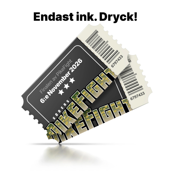 Biljett till biovisning av finalen - PikeFight 2026 (Endast Dryck) dans le groupe Autre l\'adresse Sportfiskeprylar.se (PKFBILJETTENDASTDRYCK)